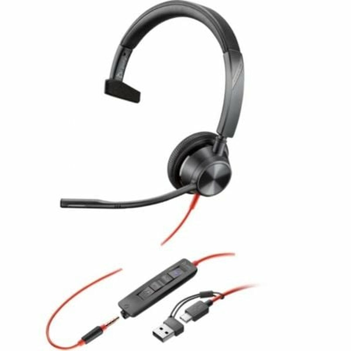 Auricolari Poly 8X218AA Nero